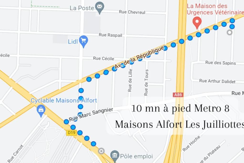 Escale-Marne Fr - 202 - Free Parking - Free Luggage Storage - All Equipped - Linen Included - Washing Machine - 10Mn Walk Metro 8 - Rer A - Panoramic View - From 1 To 14 Guests Maisons-Alfort Kültér fotó
