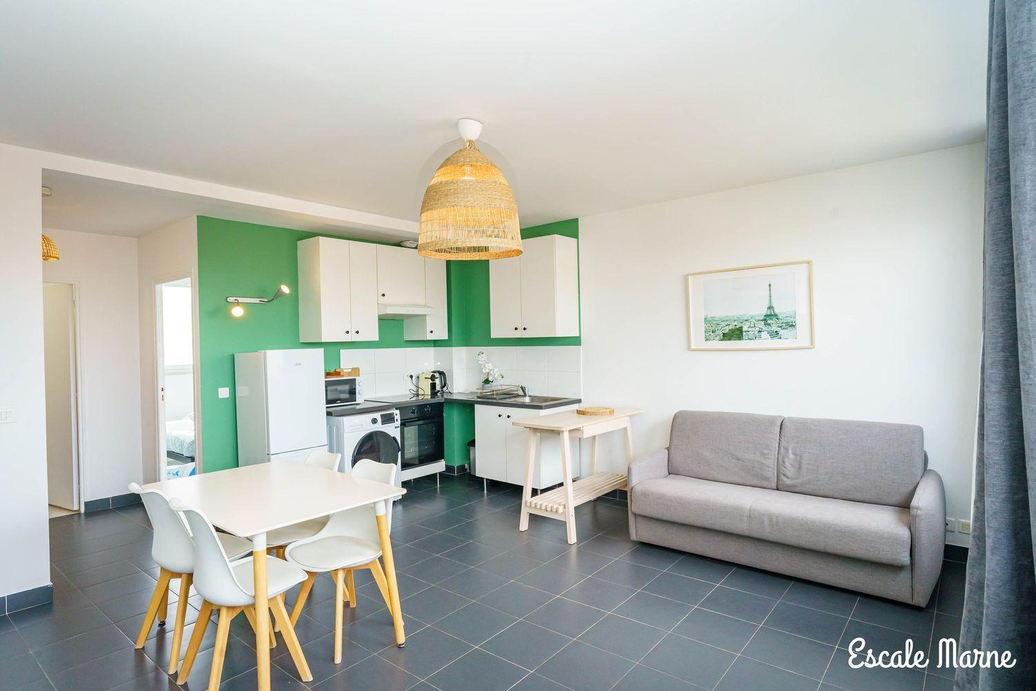 Escale-Marne Fr - 202 - Free Parking - Free Luggage Storage - All Equipped - Linen Included - Washing Machine - 10Mn Walk Metro 8 - Rer A - Panoramic View - From 1 To 14 Guests Maisons-Alfort Kültér fotó